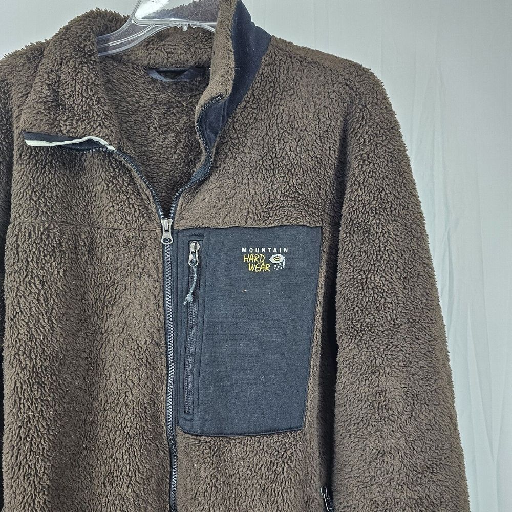 Mountain Hardwear Brown Teddy Fleece Jacket - Picture 2 of 5